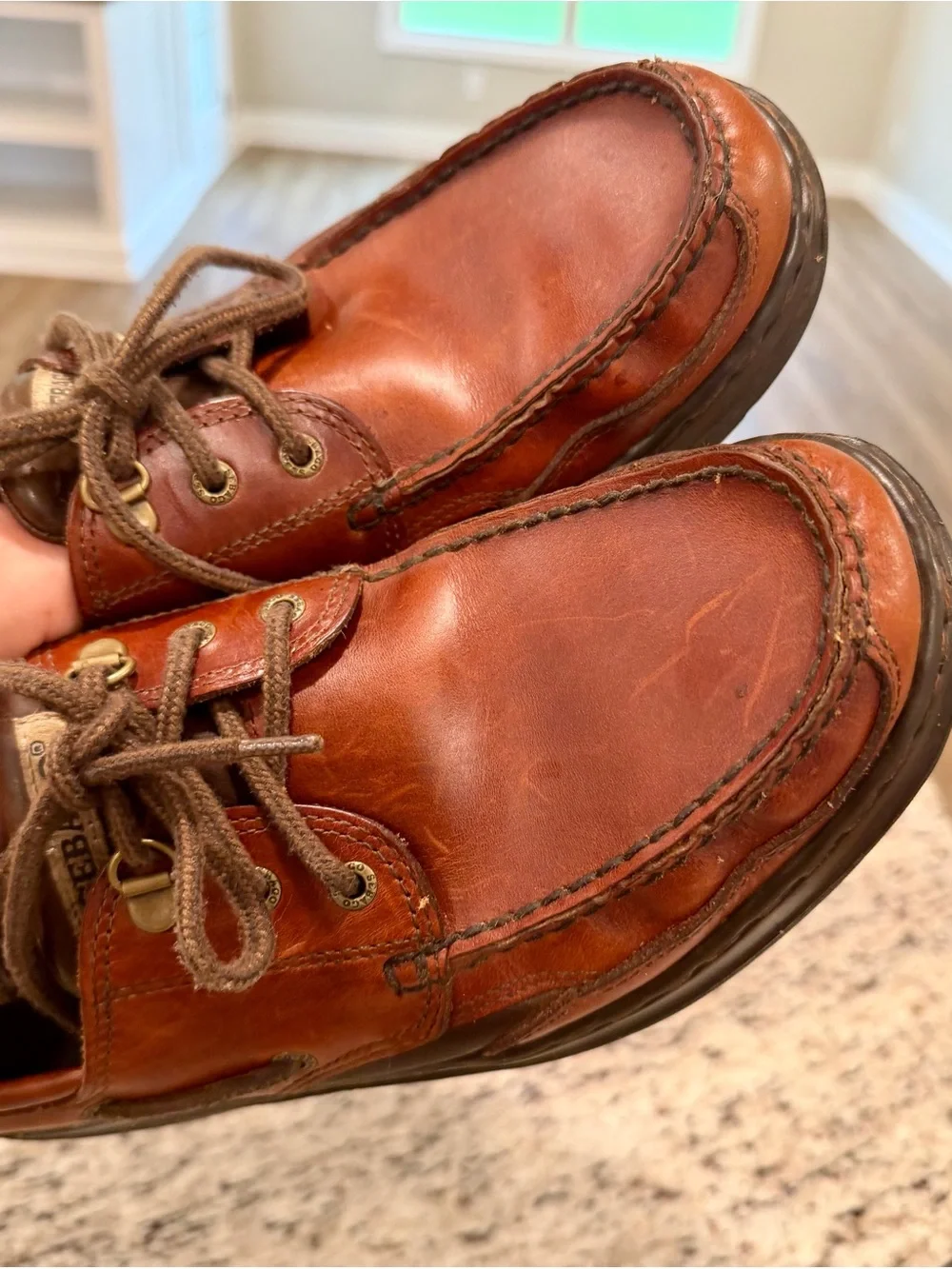 Sebago Mens Clovehitch II Medium Brown Color Boat Shoes Marine Grip Sz US 11M